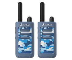 Stay in communication during playtime missions with this Cobra Hero series walkie talkie set. The walkie talkies are lightweight and compact so that kids can easily carry and use them along with the headlamps and flashlights. Featuring an up to 16 mile range with call alerts, this set is great for outdoor exploration and active adventures. Walkie Talkies, Two-way Radios, Two Way Radio, Ways To Communicate, Power Saver, Strobing, Walkie Talkie, 6 Pack, Compact Design