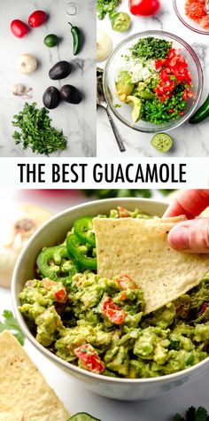 Fresh, high-quality ingredients make for the best guacamole recipe. This easy and delicious version is sure to be your new favorite! | homemade guacamole recipe easy | homemade guacamole recipe healthy | best guacamole recipe easy | best guacamole recipe homemade | fresh guacamole recipe simple | homemade fresh guacamole recipe | fresh guacamole recipe homemade | best fresh guacamole recipe easy | best recipe for fresh guacamole