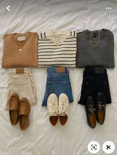 Lilly And Grant, 3 3 3 Outfits, Good Style Outfits, Aethstetic Clothes, Outfit Simple Casual, Fall Outfits Simple, Elegant Fall Outfits, Ootd Flatlay, Flatlay Clothes