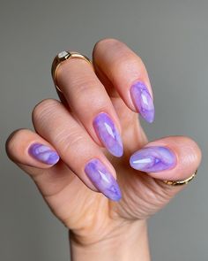 Light Purple Nails, Lavender Nails, Purple Nail, Winter Nail, Nails Fall, Purple Nails