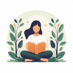 Reading Book Clipart in Minimalist Art Style: Vector ARt, 4K, EPS, PNG Reading Book Clipart, Aesthetic Highlight Covers Instagram Pink, Book Clipart, Minimalist Flat, Art Showcase, Books To Read For Women, Krishna Mantra, Beautiful Illustration, Woman Reading