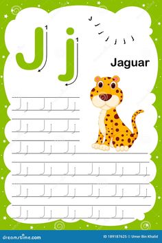 the letter j is for jaguar stock photo - image 3497842