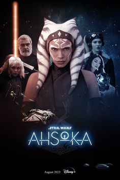 the poster for star wars alisoka