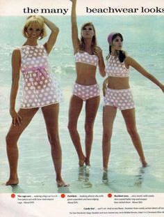 1960 Fashion, Bobbie Brooks, Vintage Swimsuits