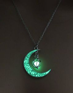 Men and Women Zinc Alloy Luminous Glow in Dark Pendant Necklace Processing Time 3 Business Days Unisex Pendant with Chain Pendant Size is 3.7 x 3 cm Includes Water-wave chain Moon Shape Please Note: Please put the necklace where the sun shines or UV light exposure continues for 5-10 minutes,Then get dark place ,can shine !Light will slowly go dark ,not a night lit, And so it does not light up , then get on down the sun or light exposure,then it will continue to glow ! Can be used repeatedly Glow Jewelry, Glowing Necklace, Magic Symbols, Glow In Dark, Moon Shape, Pendant With Chain, Dark Places, Moon Shapes, Uv Light