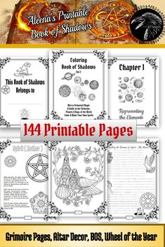 the front and back cover of an adult coloring book, featuring four page pages with illustrations on