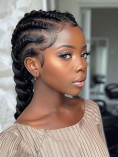 GET GORGEOUS Protective styles for natural hair for short, medium shoulder length & longer hair length down your back. Easy box braids & latest hairstyles like quick crochet with weave & without, flat twists for Black women, no weave version Cornrow braids. 

DIY protect & moisturize short 3c, 4a, 4b & 4c hair, simple do it yourself braids. Cute braid haircut styling ideas & designs on undercuts. Style ideas that look cutest with girly makeup, dyed hair & pretty nails, YOU WILL LOOK... 2024 Hair Braids For Black Women, 2024 Black Hair Styles, 2024 Hair Trends For Black Women, Natural Summer Hairstyles Black Women, Crown Braids For Black Women, Updo Braids For Black Hair, Black Hairstyles For Long Hair, Braided Bun For Black Women, Braided Updo For Black Women