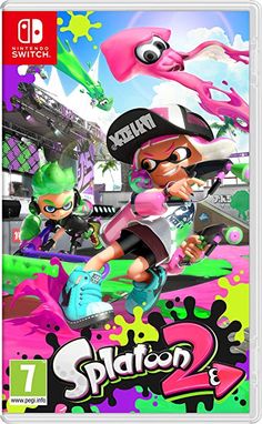 an advertisement for splatoon 2 on the nintendo wii