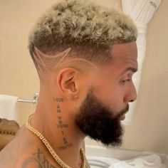 Odell Beckham Jr Hair, Tomboy Long Hair, Odell Beckham Jr Haircut, Waves Hairstyle Men, Shaved Hair Designs