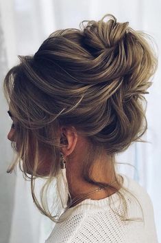 Organic Wedding Hairstyles, Medium Length Wedding Hairstyles Updo, Medium Hairstyle Women Wedding Guest, High Neck Updo Hairstyles, Wedding Hair Up Short Hair, Sophisticated Updos Classy, Wedding Hairstyles For Medium Hair Updo, Wedding Updo For Medium Length Hair, Bridesmaid High Updo Hairstyles