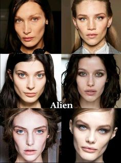 alien beauty Beauty Types Faces, Male Vs Female Face, Cheekbones Aesthetic, High Cheekbones Aesthetic, Paradox Aesthetic, Different Types Of Pretty, Facial Types, Fair Olive Skin