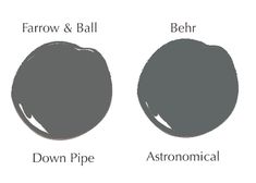 the different shades of gray paint are shown in this graphic above it is an illustration of how far and where to go