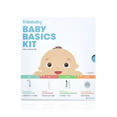 the baby basics kit includes an infant's head, teeth and other things to use