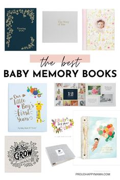 the best baby memory books for boys and girls