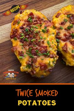 Twice Smoked Potatoes Bbq Recipes Sides, Smoked Potatoes, Steak Side Dishes, Potato Skin, Smoked Meat, Grill Recipes, Hearty Dinner, Smoker Recipes