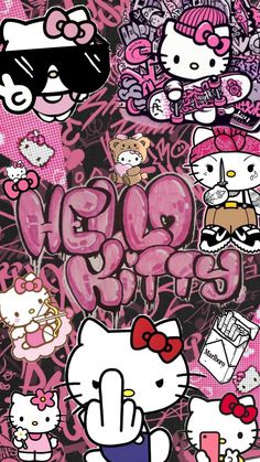 an image of hello kitty wallpaper