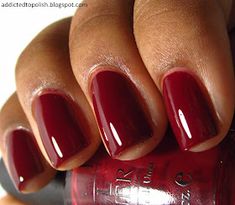 Addicted to Polish: OPI Malaga Wine Opi Malaga Wine, Opi Red Nail Polish, Opi Gel Nail Colors, Red Pedicure, Malaga Wine, Christmas Nail Colors, Opi Gel Nails, Red Gel Nails, Nagel Design