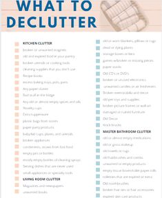 the ultimate guide to what to declutter in this kitchen and dining room cleaning checklist