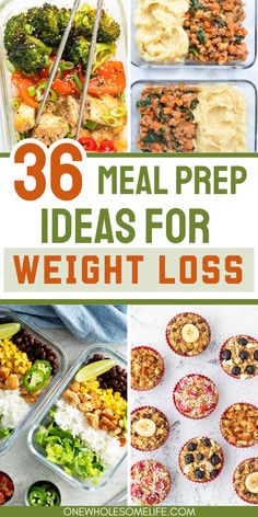 36 easy and healthy meal prep recipes for weight loss. You will love these meal prep ideas for the week: clean eating and high protein ideas. Beginner Meal Prep Lunch, Meal Prep For 5 People, Delicious Meal Prep Ideas, Healthy Meal Prep For Family Of 4, Meal Prep For The Week Healthy Clean Eating Lunch Ideas, Healthy Meal Prep For Picky Eaters, Easy Healthy Meal Prep Recipes, Prep Chicken For The Week, Cheap Easy Meal Prep