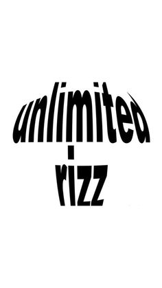 the logo for an animated rizz