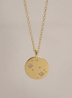 Gemini necklace, Gemini necklace silver, Gemini necklace constellations, Gemini necklace aesthetic, Gemini coin necklace, zodiac necklace, constellation necklace, star sign necklace gold, zodiac jewelry, zodiac pendant, layering necklaces gold Celestial Medallion Necklace For Anniversary, Gold Celestial Charm Necklaces With Birthstone, Celestial Gold Charm Necklace With Birthstone, Gold Celestial Charm Necklace With Birthstone, Anniversary Necklace With Star Charm, Anniversary Necklace With Round Star Charm Pendant, Celestial Charm Necklace With Delicate Chain, Gemini Constellation, Zodiac Necklace