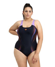 PRICES MAY VARY. The sporty, extremely durable and chlorine-proof swimsuit for curvy women offers long-lasting performance in the pool arena MaxLife Eco fabric: Maximum chlorine resistance and extreme durability, UPF 50+ UV protection, quick drying properties, at least 50% of the polyester is recycled, perfect for intensive training Inner bra, wide straps and ergonomic back for good support and a secure fit; Equipped with front lining Ideal for both competitive and regular swimmers who swim freq Bra Plus Size, Summer Style Guide, Eco Fabric, Plus Size One Piece, Best Swimsuits, In The Pool, Swimsuits For All, Womens Bathing Suits, Swimmers