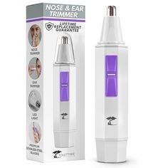 - Women's Nose Hair Trimmer: Specially Designed For Women, This Nasal Hair Trimmer Offers Painless And Effective Hair Removal For A Flawless Appearance - Versatile & Precise: Features An Led Light For Easy Visibility, Making It The Best Nose Hair Trimmer For Women To Tackle Hard-To-Reach Areas In Nose, Ears, And Face - Powerful Performance: Equipped With A High-Quality Motor And Stainless Steel Blades, This Women's Nose Trimmer Ensures Quick And Efficient Hair Removal - Water-Resistant Design: T Toilet Tree, Nose Hair Removal, Nose Trimmer, Nose Hair Trimmer, Body Hair Removal, Portable Battery, Hair Remover, Hair Trimmer, Body Hair