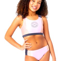 Questions? Leave A Comment Below! Flower Bathing Suits, Blue Bathing Suit, Justice Clothing, Bathing Suit Bottoms, Long Leggings, Swim Tankini, Tankini Set, Swimsuit Set, Tankini Swimsuits