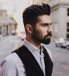 Beard and mustaches styles. Los Mejores Cortes y Peinados Novedosos para Hombres con Estilo Chris John Millington, Widows Peak Hairstyles, John Millington, Chris John, Trending Hairstyles For Men, Beard Styles Short, Best Beard Styles, Mustache Styles, Black Beards