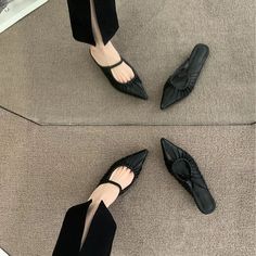 LBSFY - Spring Women Sandal Brown Shoes Pointed Toe Ankle Strap Thin Low Heel Pumps Shoes Fashion Pleated Shallow Elegant Mules Low Heel Pumps, Brown Shoes, Pumps Shoes, Spring Women, Pointed Toe Shoes, Brown Sandals, Brown Shoe, Heel Pumps, Shoes Fashion