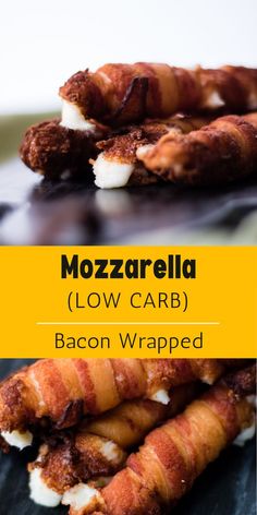 bacon wrapped mozzarella low carb is an easy and delicious appetizer