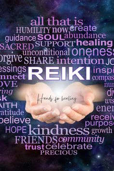 reiki healing hands for healing word cloud humility hope connect trust Angel Healing, Usui Reiki, Holistic Practitioner, Four Directions, Feeling Drained, Spiritual Business, Home Study