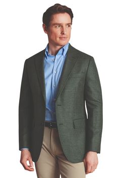 This truly timeless jacket is woven from 100% Woolmark-certified Merino wool for a gloriously rich texture. Not only does it look sophisticated, it's warm and long-lasting, too – so pull it out for all your cold-weather events. Model is wearing a size 40R / 32L Woolmark certified Available in classic and slim fit Straight flap pockets with chest pocket Single breasted two-button fastening Four-button non working cuff with natural sustainable buttons Charles Tyrwhitt, Wool Textures, Slim Fit Jackets, Cold Weather, Nordstrom, Slim Fit, Wool, How To Wear