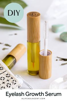 Eyelash Growth Diy, Eyebrow Growth Oil, Natural Eyebrows Growth, Natural Lash Growth, Brow Growth Serum