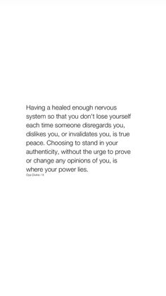 need to heal my nervous system , my life will be so much better Don’t Be Nervous Quotes, The True Measure Of Success Is A Calm Nervous System, Quotes For Nervousness, Healing Your Nervous System, Nervous System Quotes, Nerves Quotes, Nervous Quotes, System Quotes, Calm Nervous System