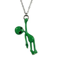 Super Cute Hanging Alien Charm On A Necklace 3" Charm On 22" Chain Weird Necklaces, Olivia Art, Alien Necklace, A Necklace, Aliens, Womens Jewelry Necklace, Super Cute, Charms, Jewelry Necklaces