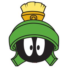 an image of a cartoon character wearing a green hat with a yellow visor on it