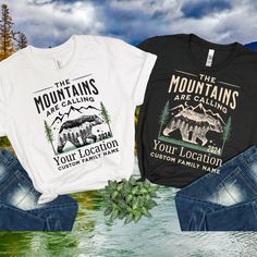 Create unforgettable memories with our Family Reunion Shirts collection. Design your custom group vacation Tshirts with personalized text for a unique touch. These family matching shirts are perfect for celebrating special occasions, including birthday girl trips and cruises. Thirt- Cotton 50% cotton, 50% polyester Medium-heavy fabric  Loose fit Sewn-in label Runs true to size ✈ PROCESSING & SHIPPING ✈ Processing Time:2-5 days Standard Shipping: 2-5 business days after processing time ❤ Returns Family Matching Crew Neck T-shirt For Outdoor Activities, White Custom Print T-shirt For Adventure, Family Matching Tops With Letter Print For Outdoor Activities, Family Matching Tops With Letter Print For Outdoor, Family Matching Outdoor T-shirt With Letter Print, Family Matching Outdoor Letter Print T-shirt, Family Matching Letter Print T-shirt, Funny Family Reunion Shirts, Vacation Shirts Funny