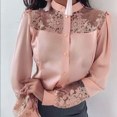 Blouse Necklines, Legging Plus Size, Queen Dress, Elegantes Outfit, Round Neck Tops, Blouse Shirt, Women Shirts Blouse, Basic Tops, Pink Blouse