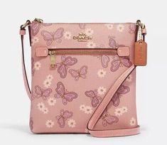 Coach Mini Rowan, Tory Burch Ella, Shell Pink, Girly Bags, Gold Bag, Pretty Bags, Birthday Wishlist, Makeup Eyeliner, Cute Bags