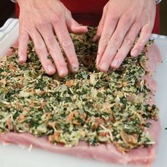 Butterflying and Stuffing a Tenderloin - Paula Deen Magazine Beef Tenderloin For A Crowd Christmas Dinners, How To Tie A Beef Tenderloin, Paula Deen Pork Tenderloin, Easter Beef Tenderloin, Holiday Beef Tenderloin, Best Pork Recipe