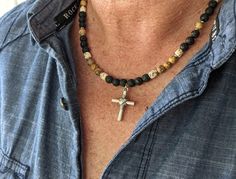 Check out this item in my Etsy shop https://www.etsy.com/listing/574236680/mens-cross-necklace-silver-cross-boys Adjustable Spiritual Crucifix Cross Necklace, Adjustable Nickel-free Crucifix Necklace, Spiritual Cross Jewelry For Father's Day, Betel Nut, Boys Necklace, Mens Cross Necklace, Mens Crosses, Great Gifts For Men, Confirmation Gifts