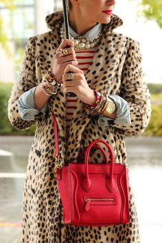 Spotted! How To Fit Leopard Into Your Work Wardrobe 5 Days A Week: Slaves to Fashion: Fashion: glamour.com Atlantic Pacific, 2016 Fashion, Mode Inspiration, Vintage Chanel, Winter Looks, In The Rain, Look Cool, Canada Goose