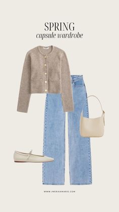 Spring 2024 Capsule Wardrobe + Outfit Ideas | Erika Marie Modest Baddie, Capsule Wardrobe Outfit Ideas, White Tee Jeans, Capsule Wardrobe Casual, Capsule Wardrobe Outfits, Spring Capsule, Spring Capsule Wardrobe, Summer Capsule Wardrobe, Wardrobe Outfits