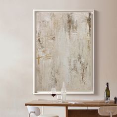 Modern Abstract Painting Earth Tone Abstract Art Beige Canvas Painting Abstract Wall Art Beige Abstract Painting, Art Deco Paintings, Forms Of Poetry, Abstract Minimalist, Professional Painters, Textured Art, Linen Canvas, Minimalist Wall, Rich Textures