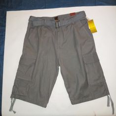 Ministry Of Fashion 1886 Nwt Cargo Shorts An Excellent Condition See Pictures Gray Cotton Cargo Shorts For Summer, Gray Cargo Shorts For Summer, Gray Bottoms With Belt Loops For Summer, Gray Summer Bottoms With Belt Loops, Gray Shorts With Side Pockets For Spring, Gray Cotton Cargo Shorts, Mens Ministry, See Pictures, Cargo Shorts