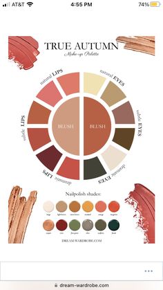 Winter Tones Outfits, Cute Winter Hair Colors, True Autumn Color Palette Makeup, True Autumn Makeup Palette, Makeup For Autumn Skin Tones, True Autumn Color Palette Lipstick, True Autumn Lipstick Palette, Copper Autumn Color Palette, Warm Autumn Jewelry