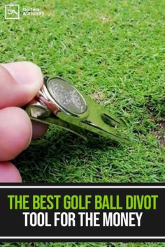 the best golf ball divot tool for the money is on display in this advertisement