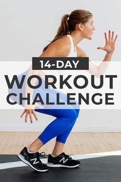 Stay motivated to workout at home with this FREE 2 Week Workout Plan + 14 Day Challenge! New workouts daily, with guided workout videos, using minimal equipment. From dumbbell strength training to HIIT cardio and full body stretching -- Download your free 2 week workout plan today! 21 Day Fitness Challenge Workout Plans, 45 Min Cardio Workout At Home, Weekly Workout Schedule For Fat Loss, Monday-friday Workout Plan, 2 Week Workout Plan, Advanced Workout Plan, 2 Week Workout, Week Workout Plan, Total Body Workout Plan