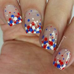 Natural Hairstyle, Art Magic, Nails Easy, Polka Dot Nails, Dots Nails